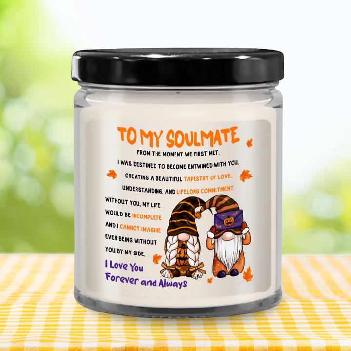 Halloween Candle - To My Soulmate: From The Moment We First Met