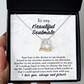 To My Beautiful Soulmate Necklace, Soulmate Gifts for Women Men, Anniversary Valentine Gift for Soulmate, Necklace For Wife From Husband, Birthday Gifts For Wife, Birthday Gifts For Soulmate, Wedding, New Baby