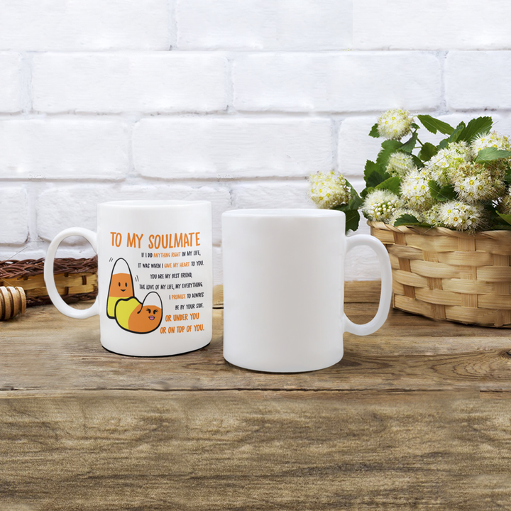 Halloween Mug - To My Soulmate: By Your Side, Over You, On Top Of You