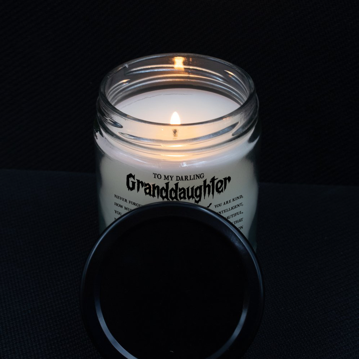 Halloween Candle - To My Granddaughter: A Wonderful Person