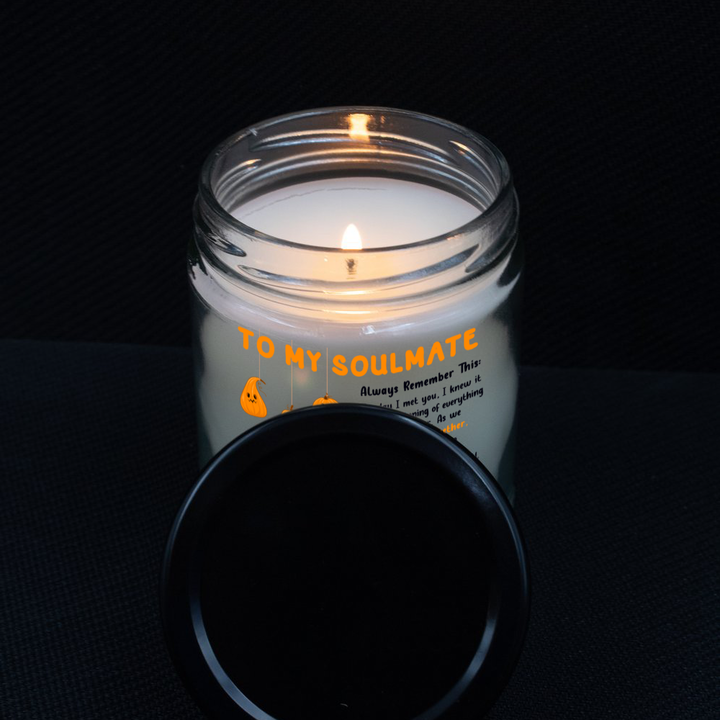 Halloween  Candle - To My Soulmate: Grow Old Together