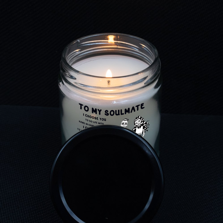 Halloween Candle - To My Soulmate: I Choose You
