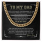 To My Dad - I am convinced that God knew what he was doing when he chose you to be my Dad