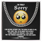 Sorry - Accept My Apology
