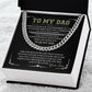To My Dad - I am convinced that God knew what he was doing when he chose you to be my Dad