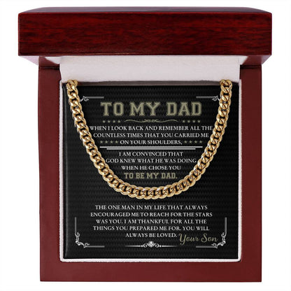 To My Dad - I am convinced that God knew what he was doing when he chose you to be my Dad