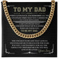 To My Dad - I am convinced that God knew what he was doing when he chose you to be my Dad