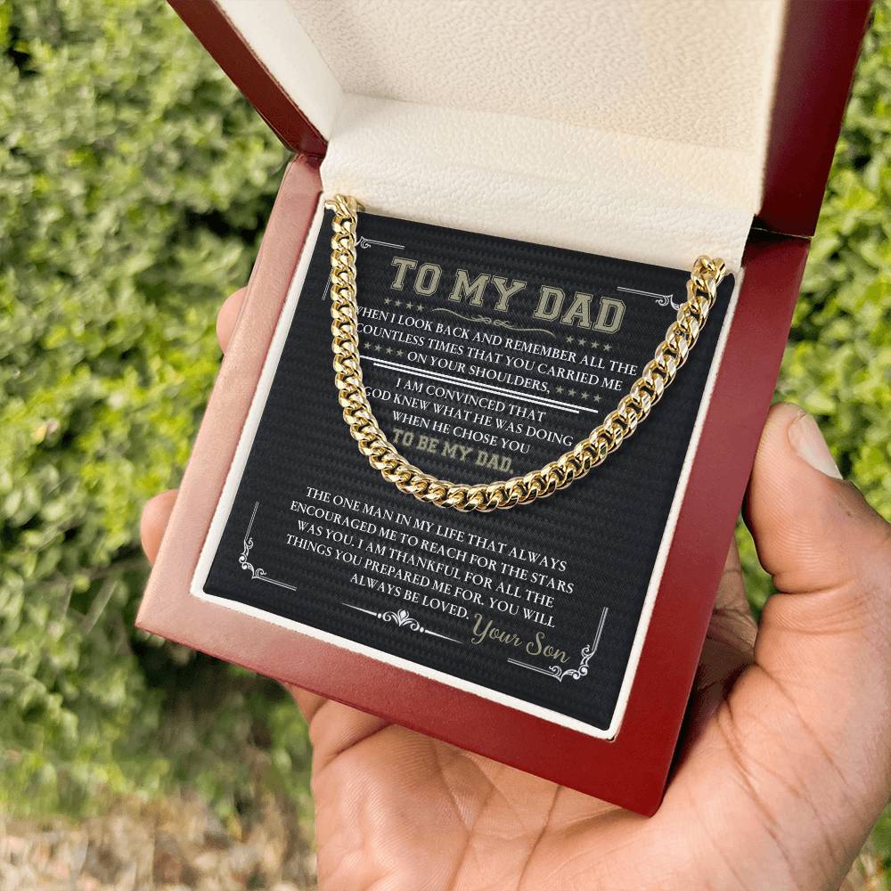 To My Dad - I am convinced that God knew what he was doing when he chose you to be my Dad