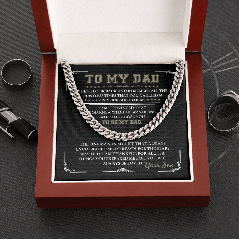 To My Dad - I am convinced that God knew what he was doing when he chose you to be my Dad