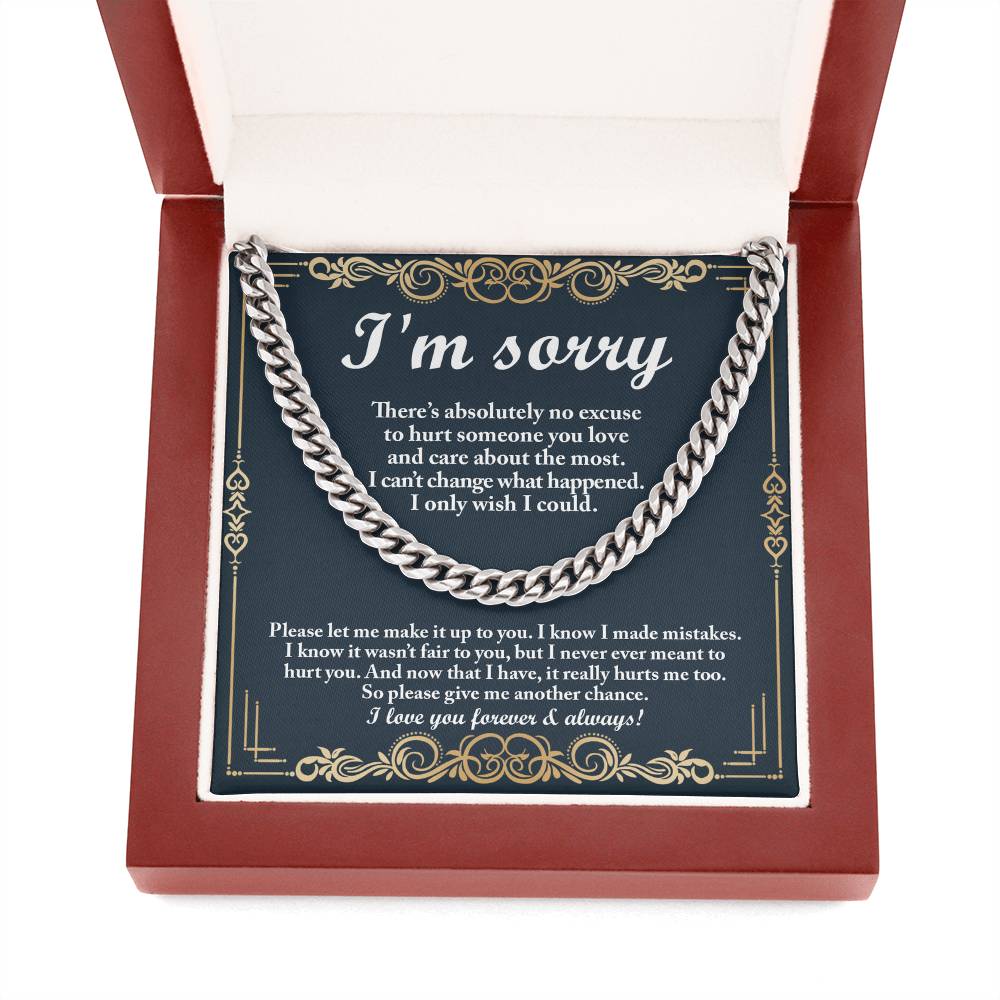 Sorry-Wish I Could-Cuban Chain