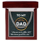 To My Dad -Any Man Can Be a Father, but it takes someone special to be a Dad