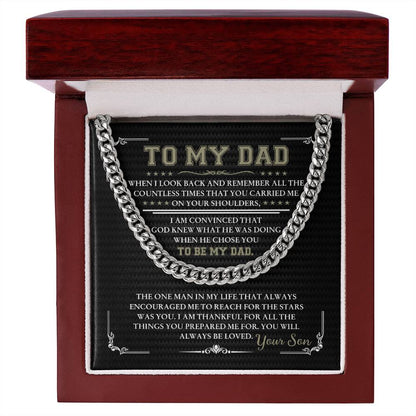 To My Dad - I am convinced that God knew what he was doing when he chose you to be my Dad