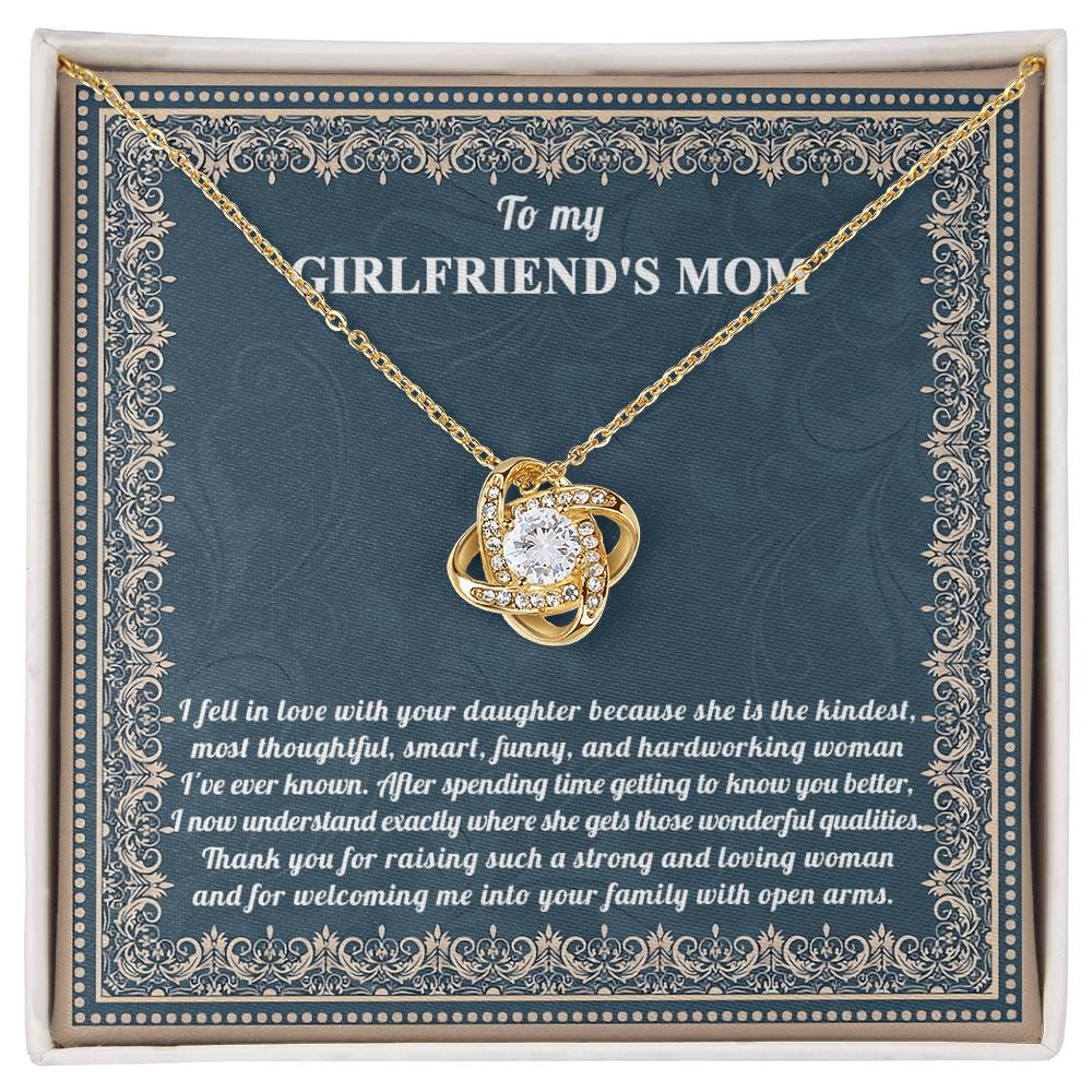 To My Girlfriend's Mom, thank you for raising such a strong and loving woman, and for welcoming me into your family with open arms