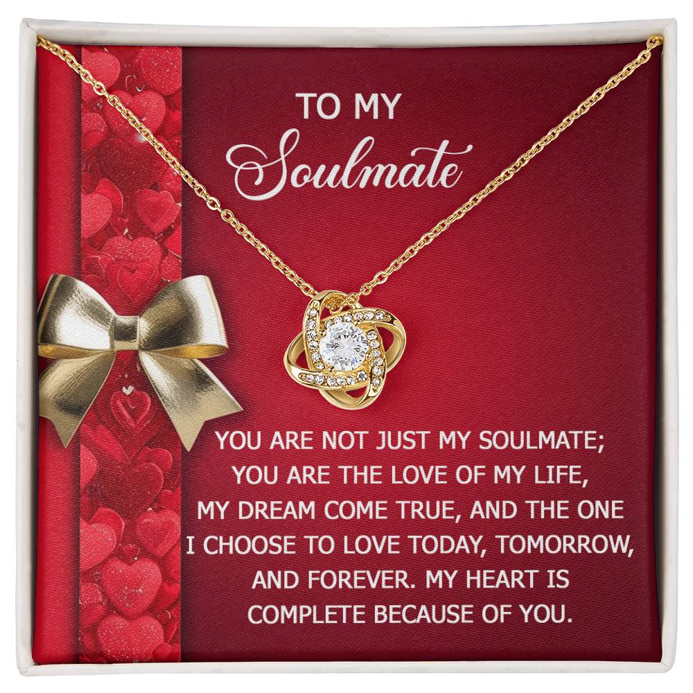 To My Soulmate - Because Of You