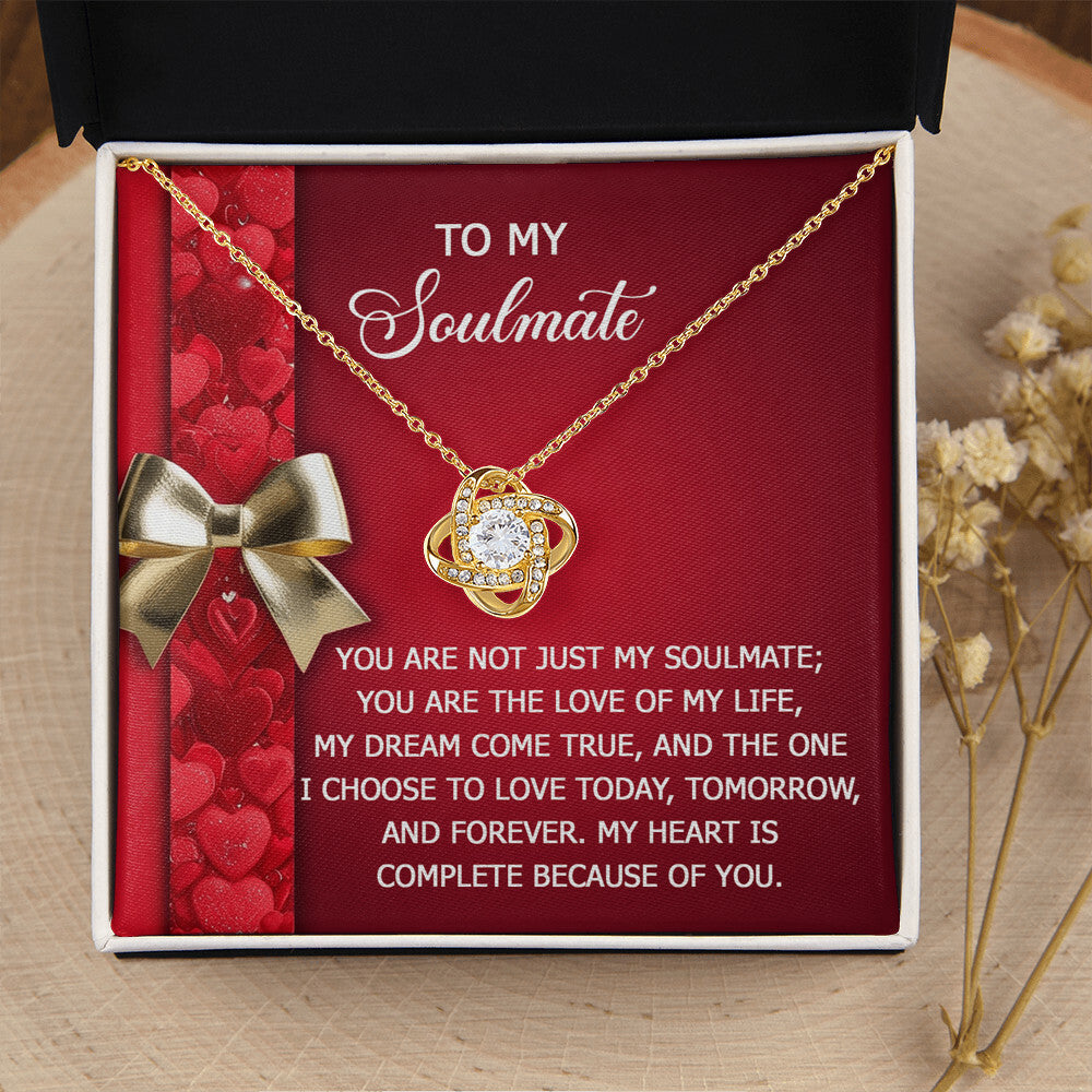 To My Soulmate - Because Of You