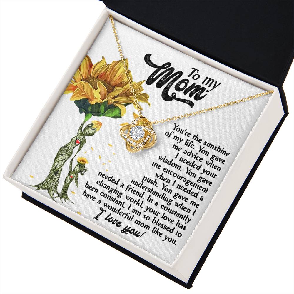 To My MOM the sunshine of my life, you gave me advice when I needed your wisdom, encouragenent when I needed a push, gave me understanding when I needed a friend