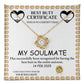 To My Soulmate Best Butt Certificate - Best Butt