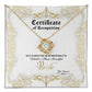 Bride-Certificate Of Achievement