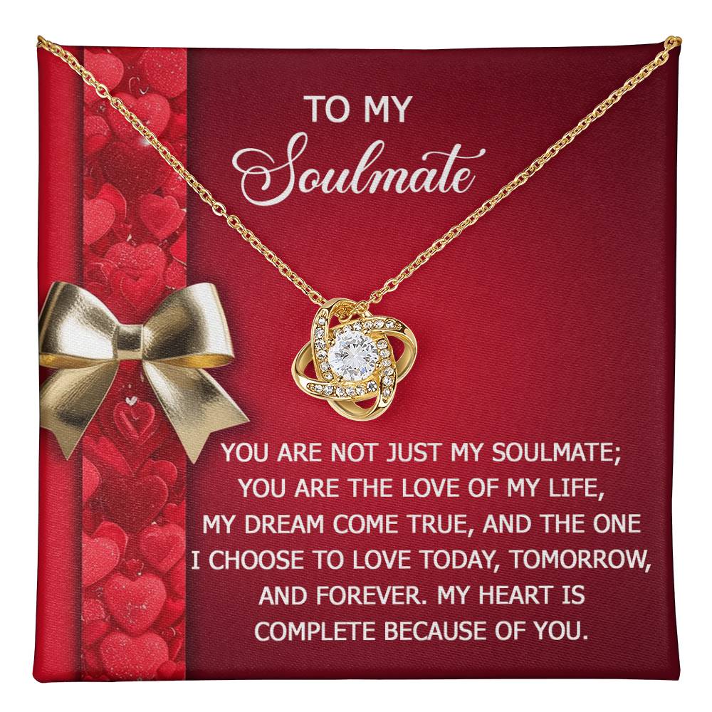 To My Soulmate - Because Of You