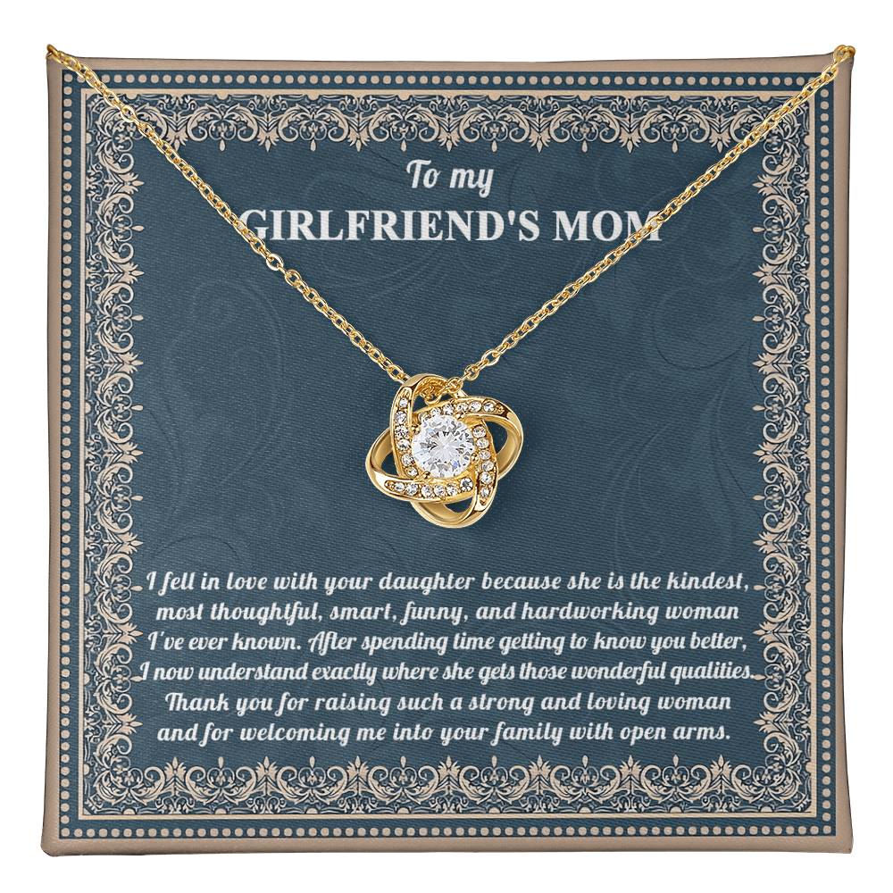 To My Girlfriend's Mom, thank you for raising such a strong and loving woman, and for welcoming me into your family with open arms