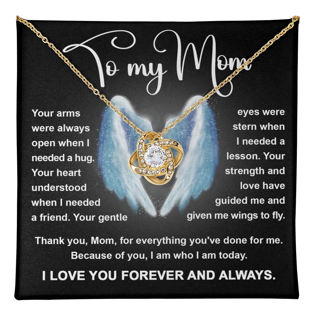 To My Mom, because of you I am who I am today, your arms always open when I nedded a hug, your heart understaood I when I needed a friend, your strenngth and love have guided me and given me the wings to fly.