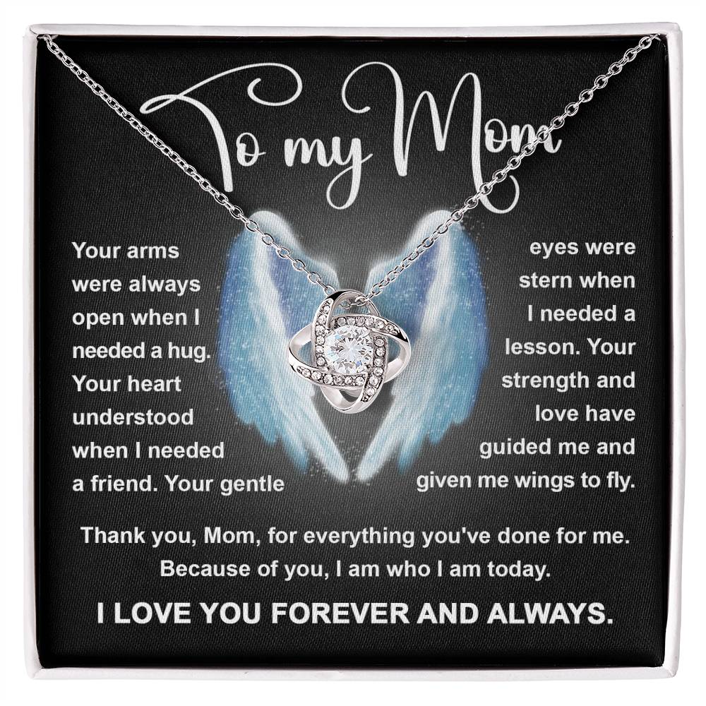 To My Mom, because of you I am who I am today, your arms always open when I nedded a hug, your heart understaood I when I needed a friend, your strenngth and love have guided me and given me the wings to fly.