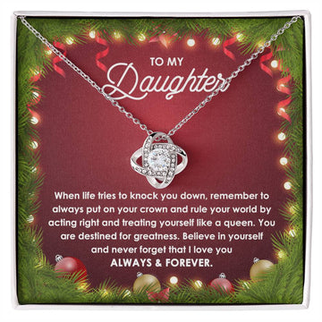 To My Daughter -- Rule the World, believe in yourself, you are destined for greatness, gift ideas, birthday, xmas, thanksgiving, new year, graduation