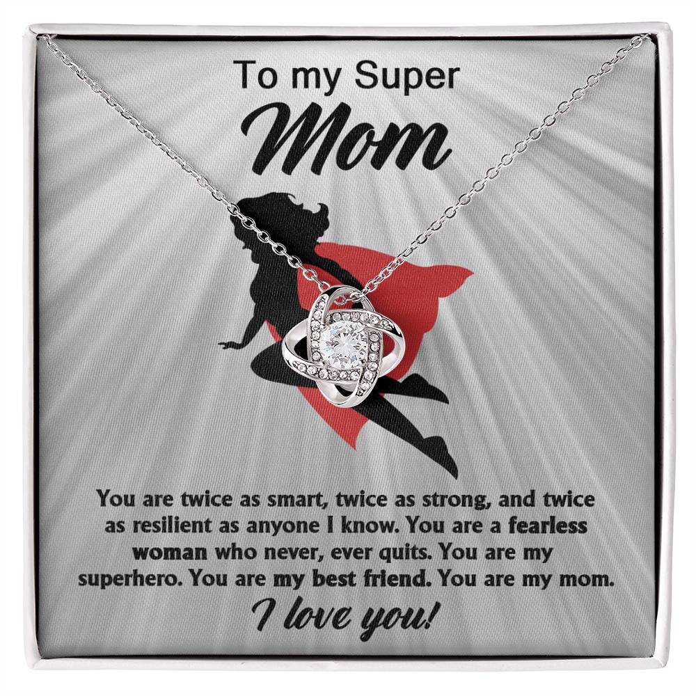 To My Super Mom - you are twice as smart, twice as strong, twice as resilience, a fearless woman who never ever quits, my superhero, best friend and my mom