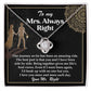 Wife-Always Right