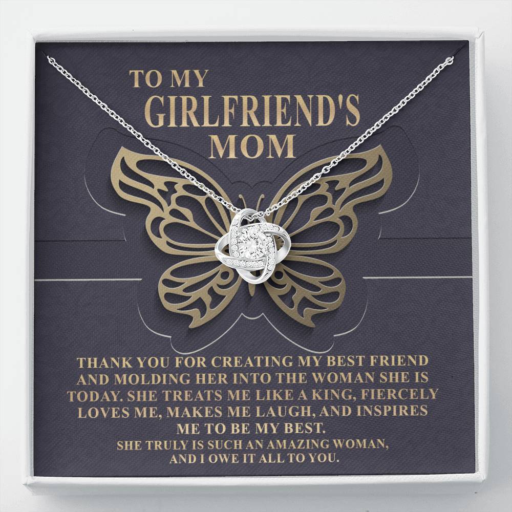 To My Girlfriend's Mom, thank you for creating my best friend and molding her into the woman she is today, I owe it all to you