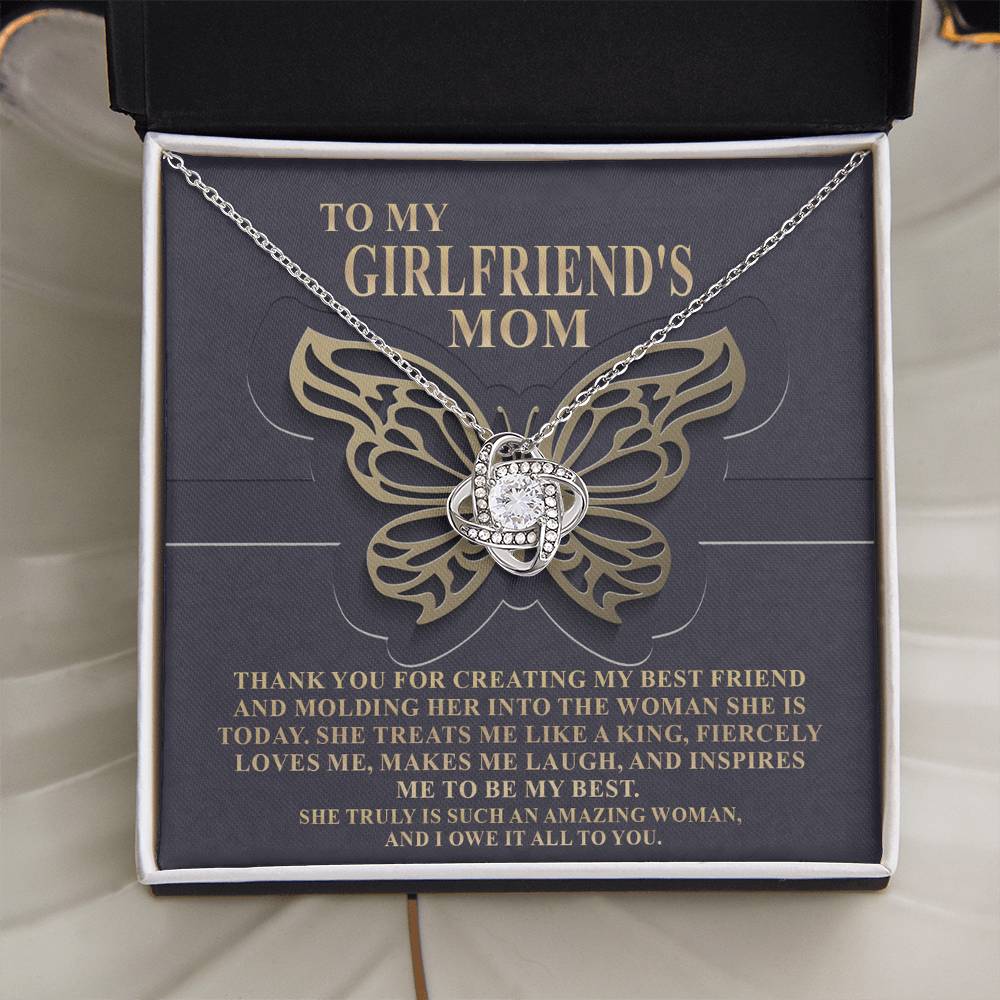 To My Girlfriend's Mom, thank you for creating my best friend and molding her into the woman she is today, I owe it all to you