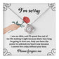 Sorry-Making It Right