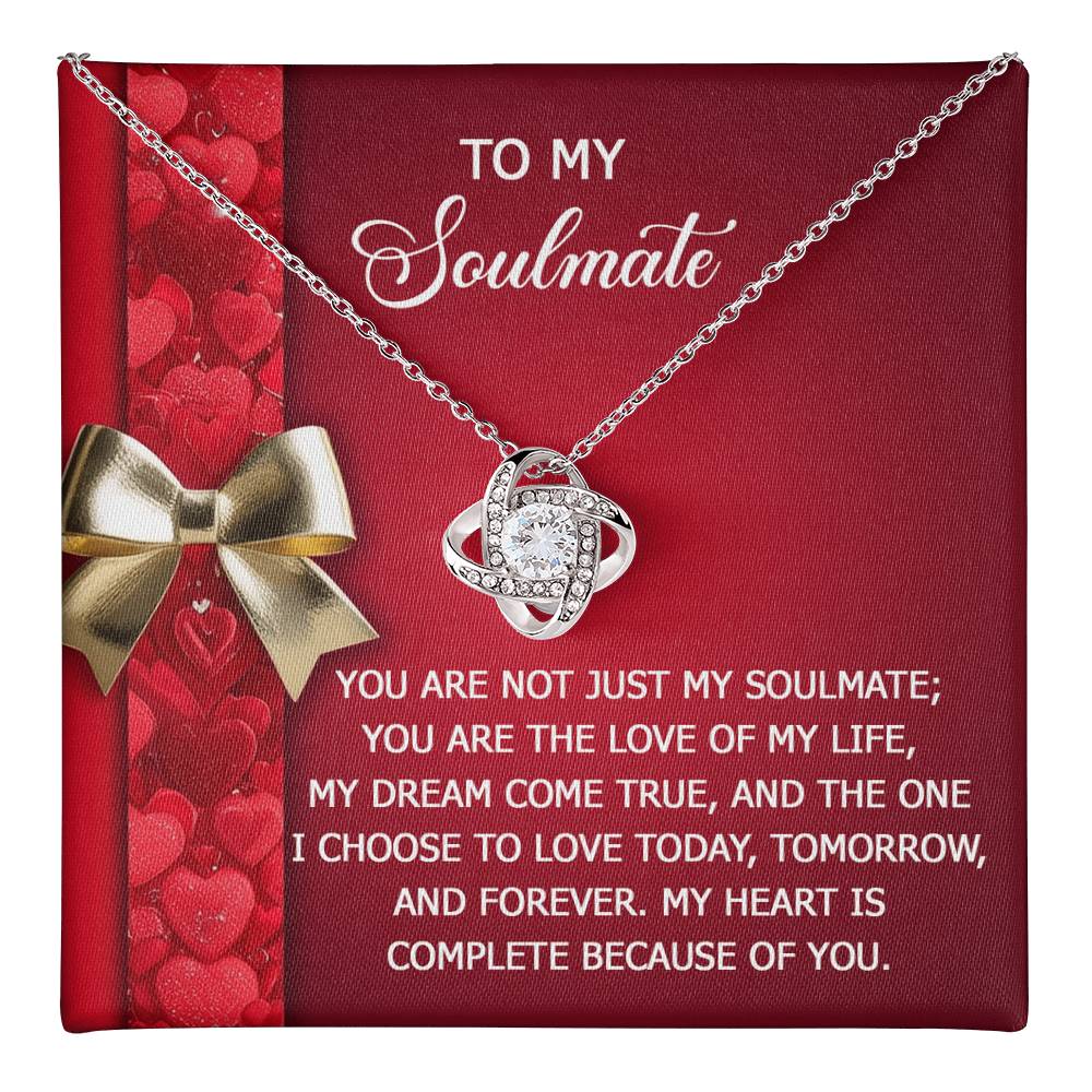 To My Soulmate - Because Of You