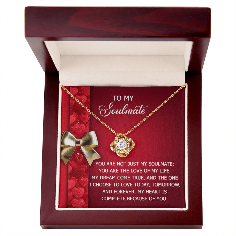 To My Soulmate - Because Of You