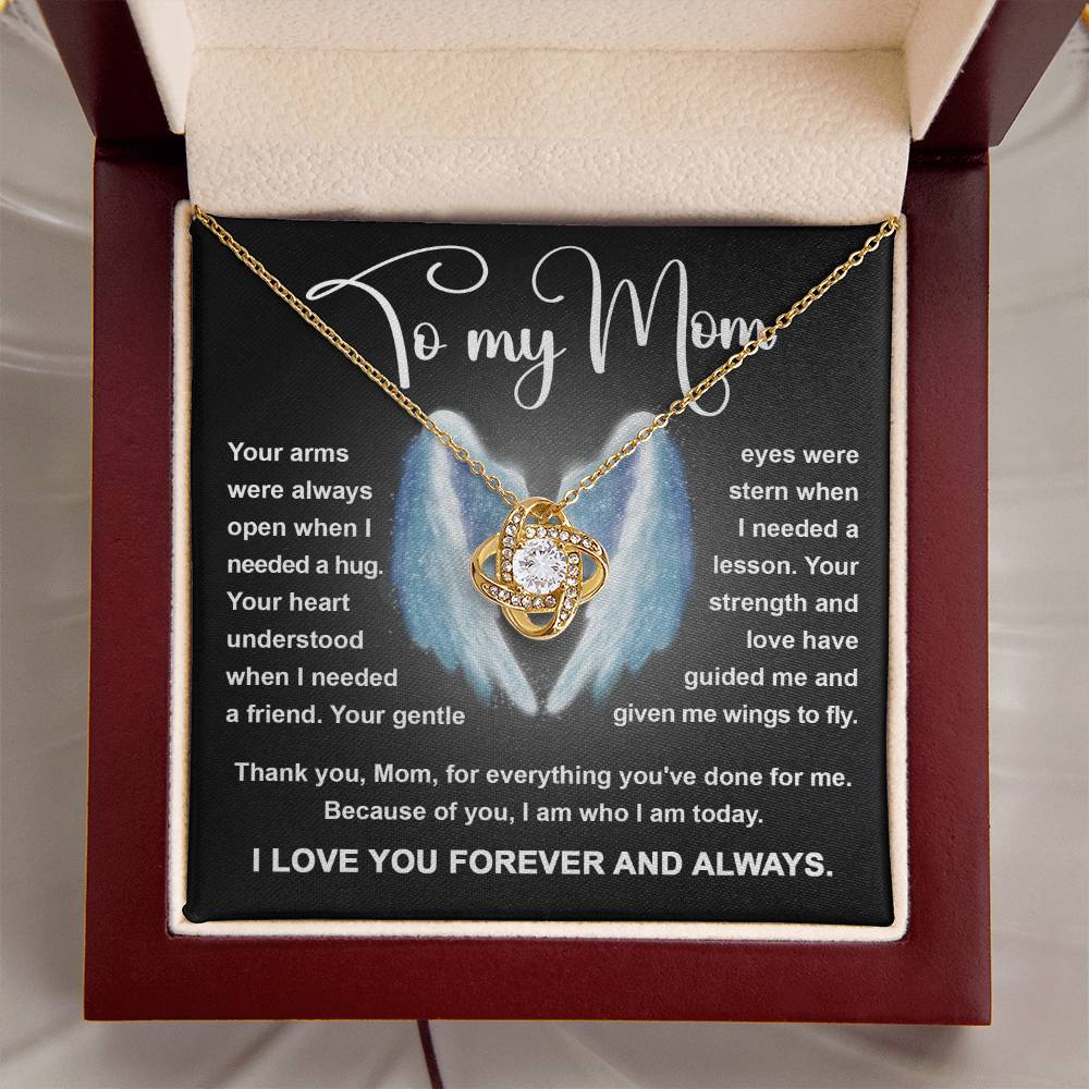 To My Mom, because of you I am who I am today, your arms always open when I nedded a hug, your heart understaood I when I needed a friend, your strenngth and love have guided me and given me the wings to fly.