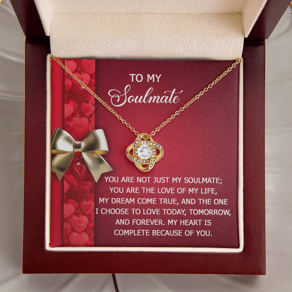 To My Soulmate - Because Of You