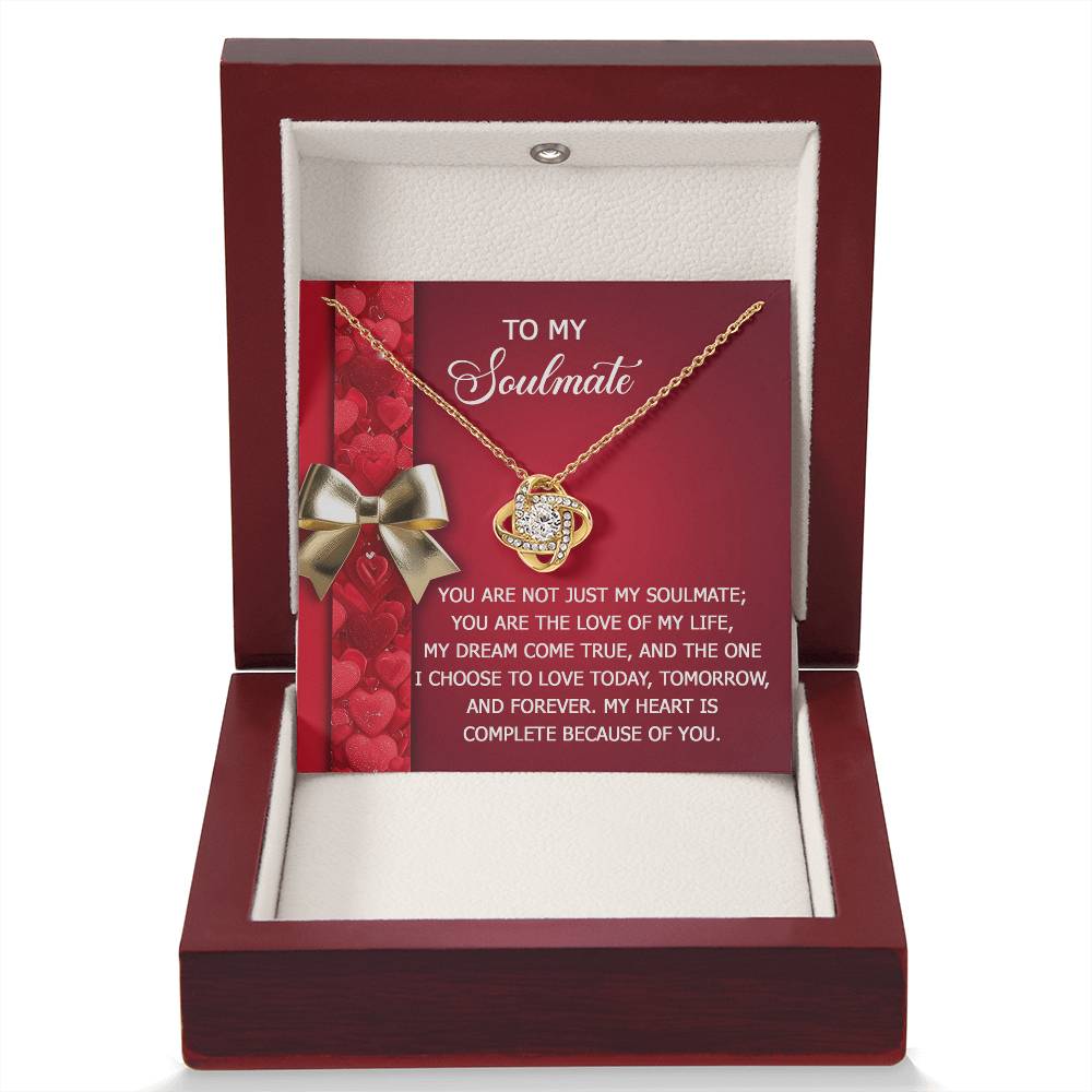 To My Soulmate - Because Of You