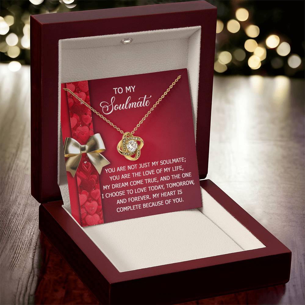 To My Soulmate - Because Of You
