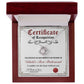 Bridesmaid-Certificate Of Recognition