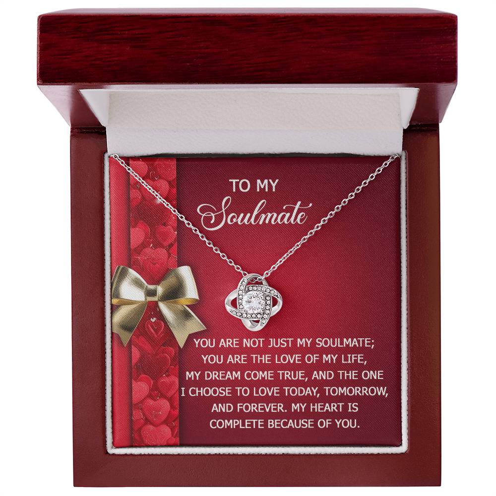To My Soulmate - Because Of You