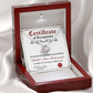 Bridesmaid-Certificate Of Recognition