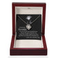 I Messed Up I AM SORRY - Painful Lesson, touch this necklace against your skin and know our hearts are joined forever