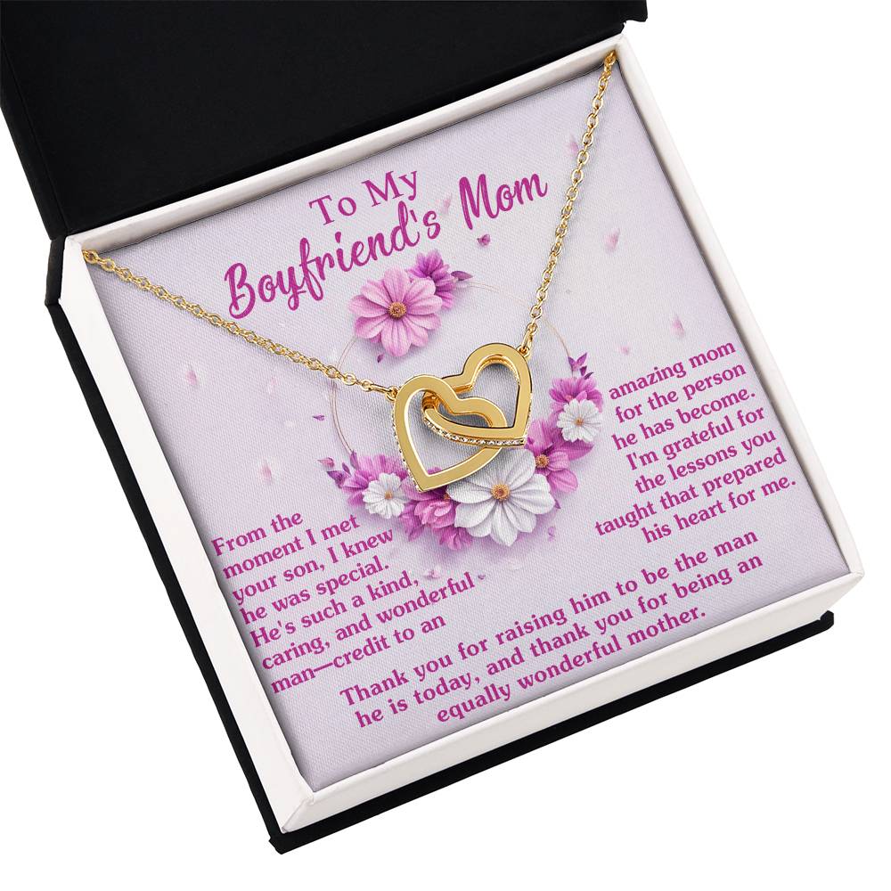 To My Boyfriend's Mum, your son is such a caring and wonderful man - credit to an amazing mom for raising the man he is today, thank you for being a wonderful mother