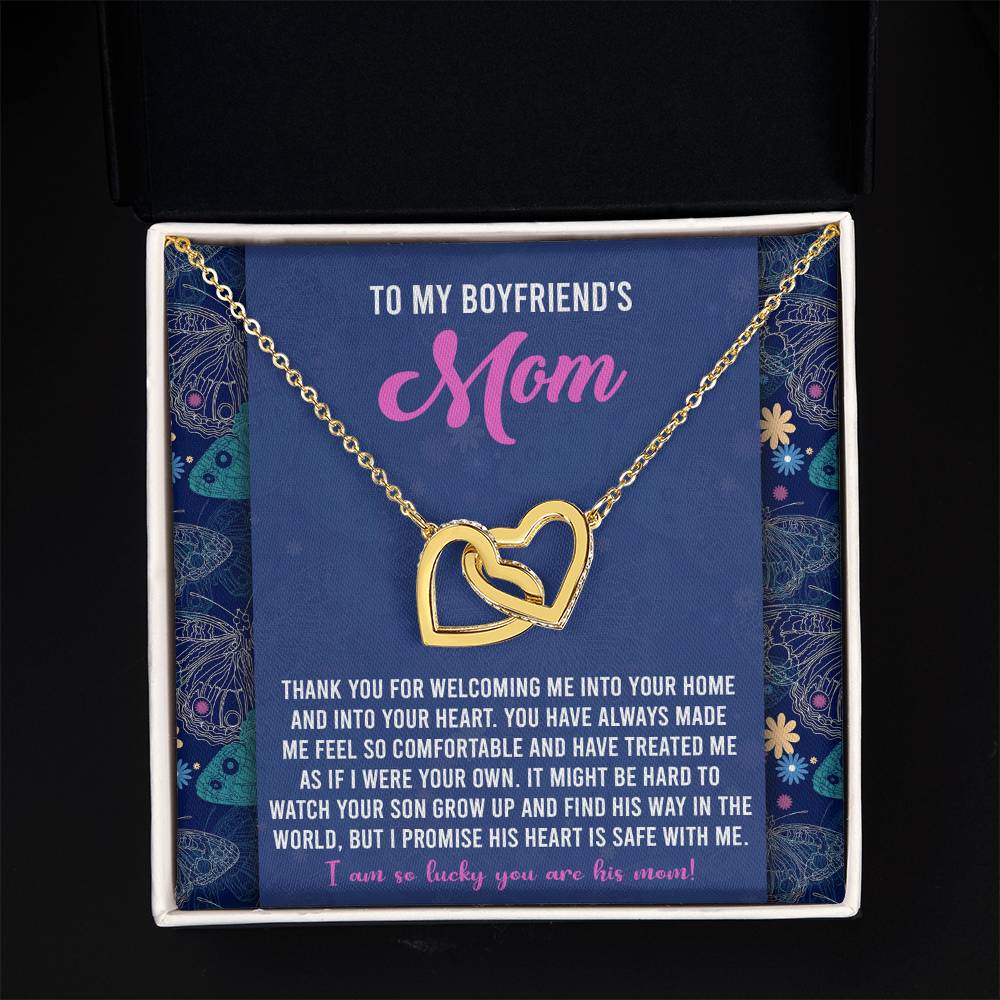 To My Boyfriend's Mom, thanks for welcoming into your home and your heart, his heart is safe with me, I am so lucky you are his mom