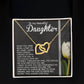 To My Beautiful Daughter - Heart Love