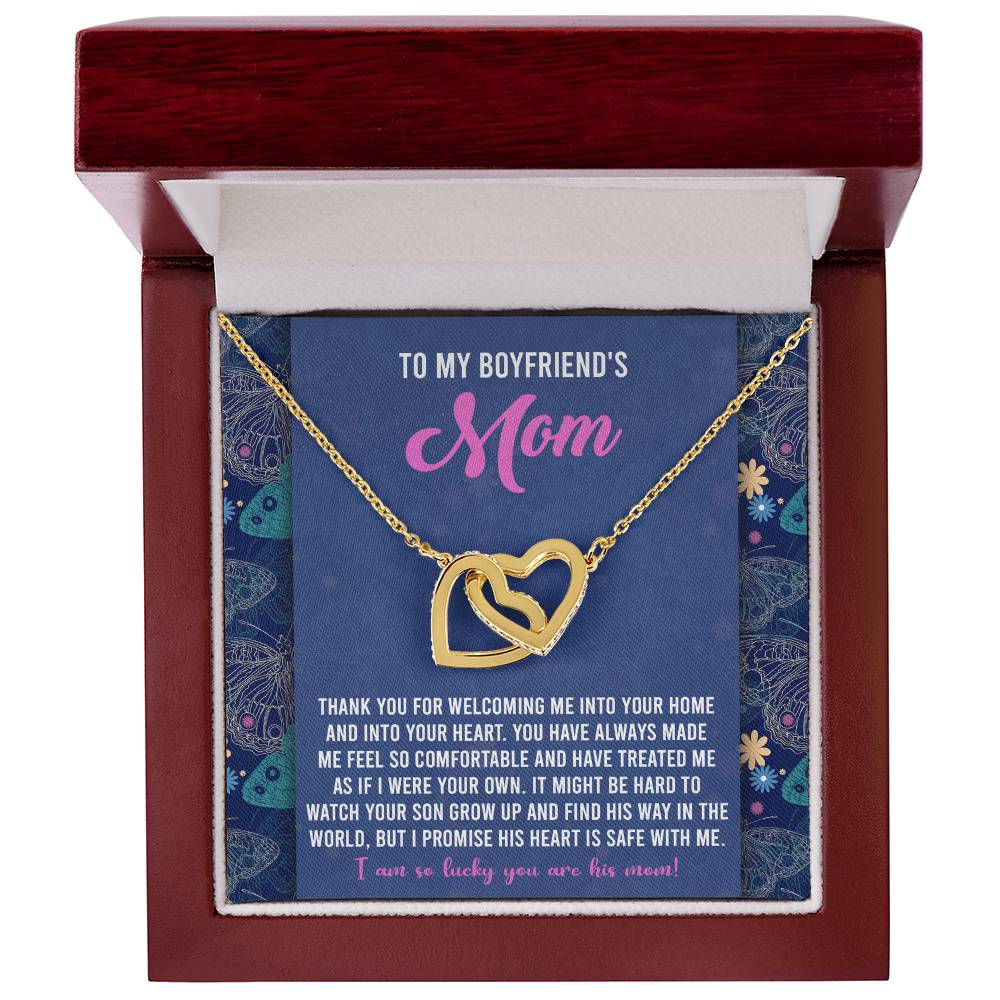 To My Boyfriend's Mom, thanks for welcoming into your home and your heart, his heart is safe with me, I am so lucky you are his mom