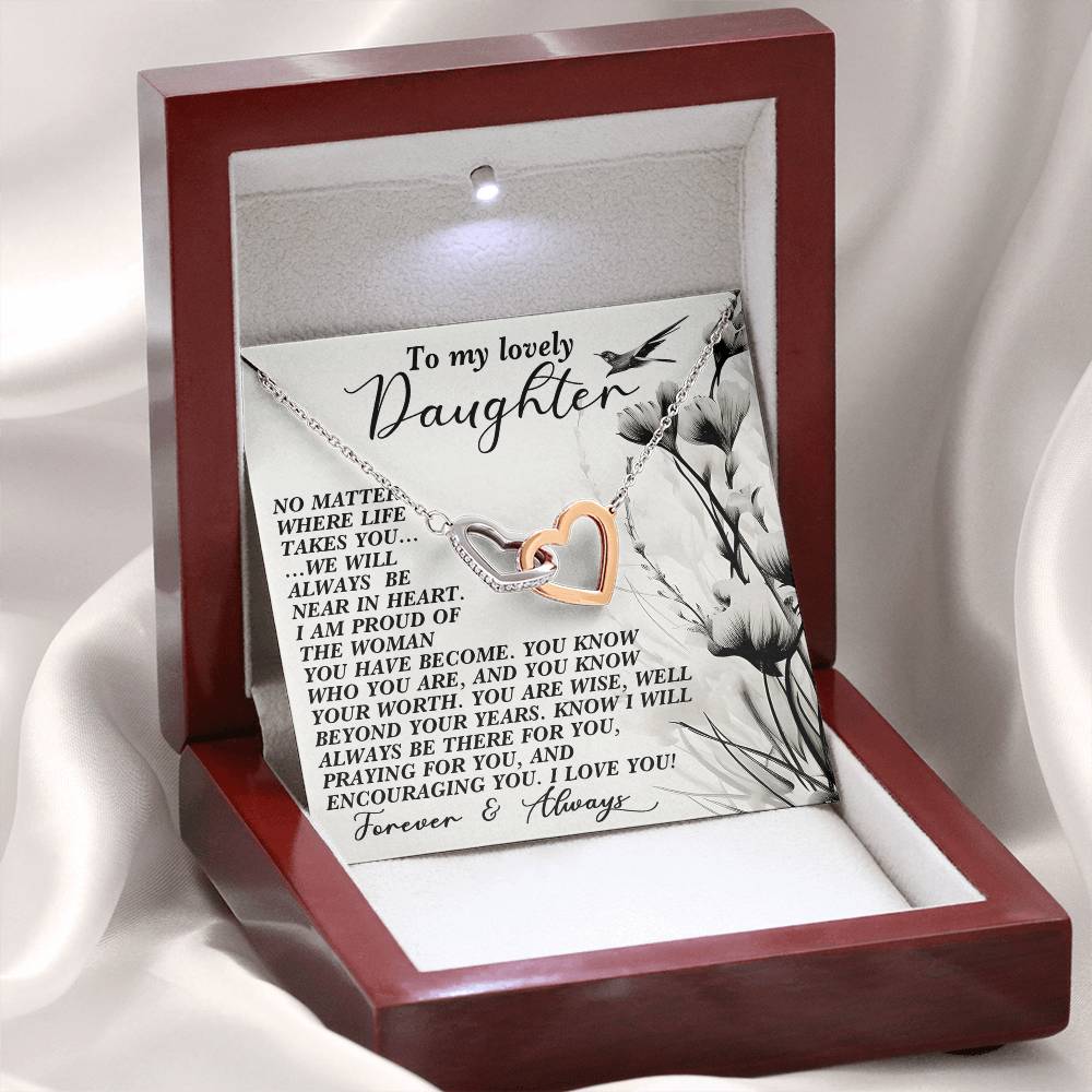 To My Lovely Daughter - Heart Near