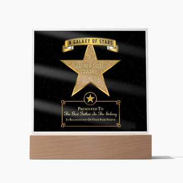 Father's day award to the Best Father in the Galaxy