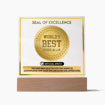 Seal Of Excellence Award for the Best Father-In-Law