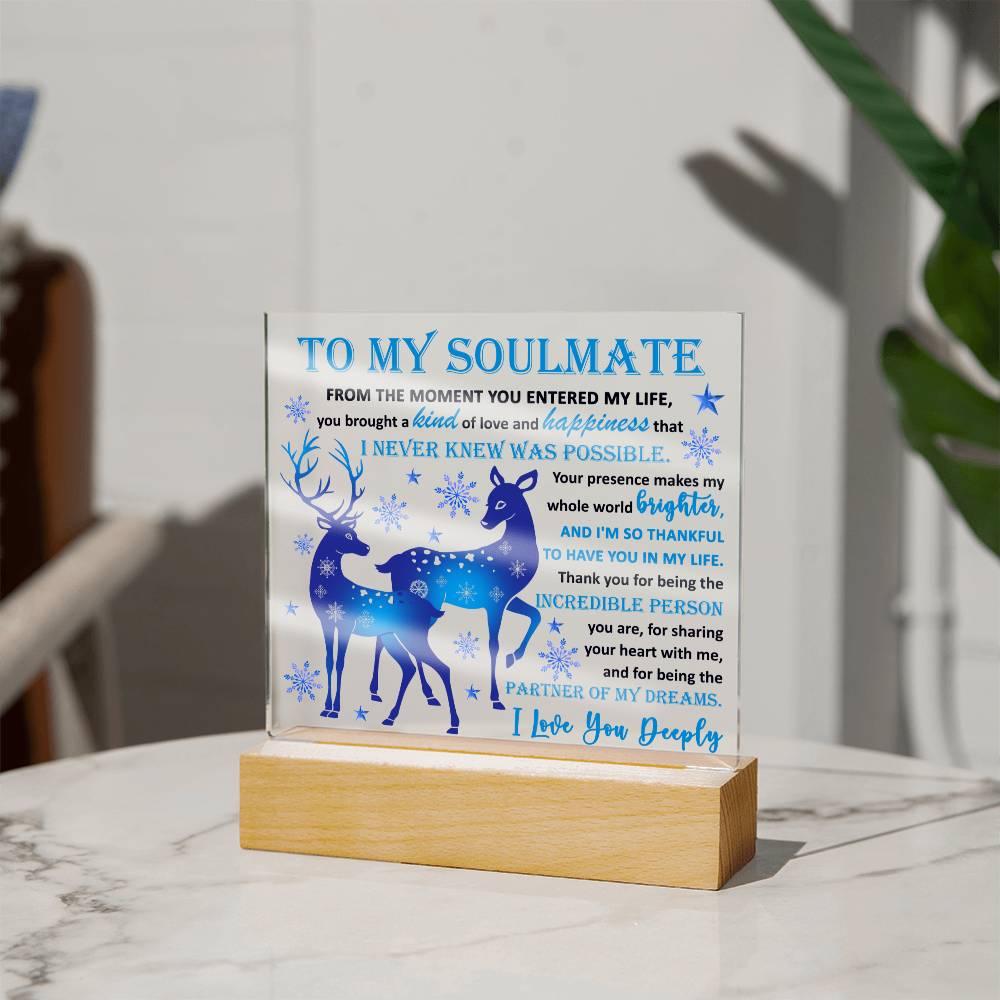 Gift To My Soulmate From Husband To Wife Gift Ideas Wife's Gift To Husband My Man Gift From Fiancé to Fiancée Anniversary Gift Wedding Gift Engagement Gift Valentine Gift Christmas